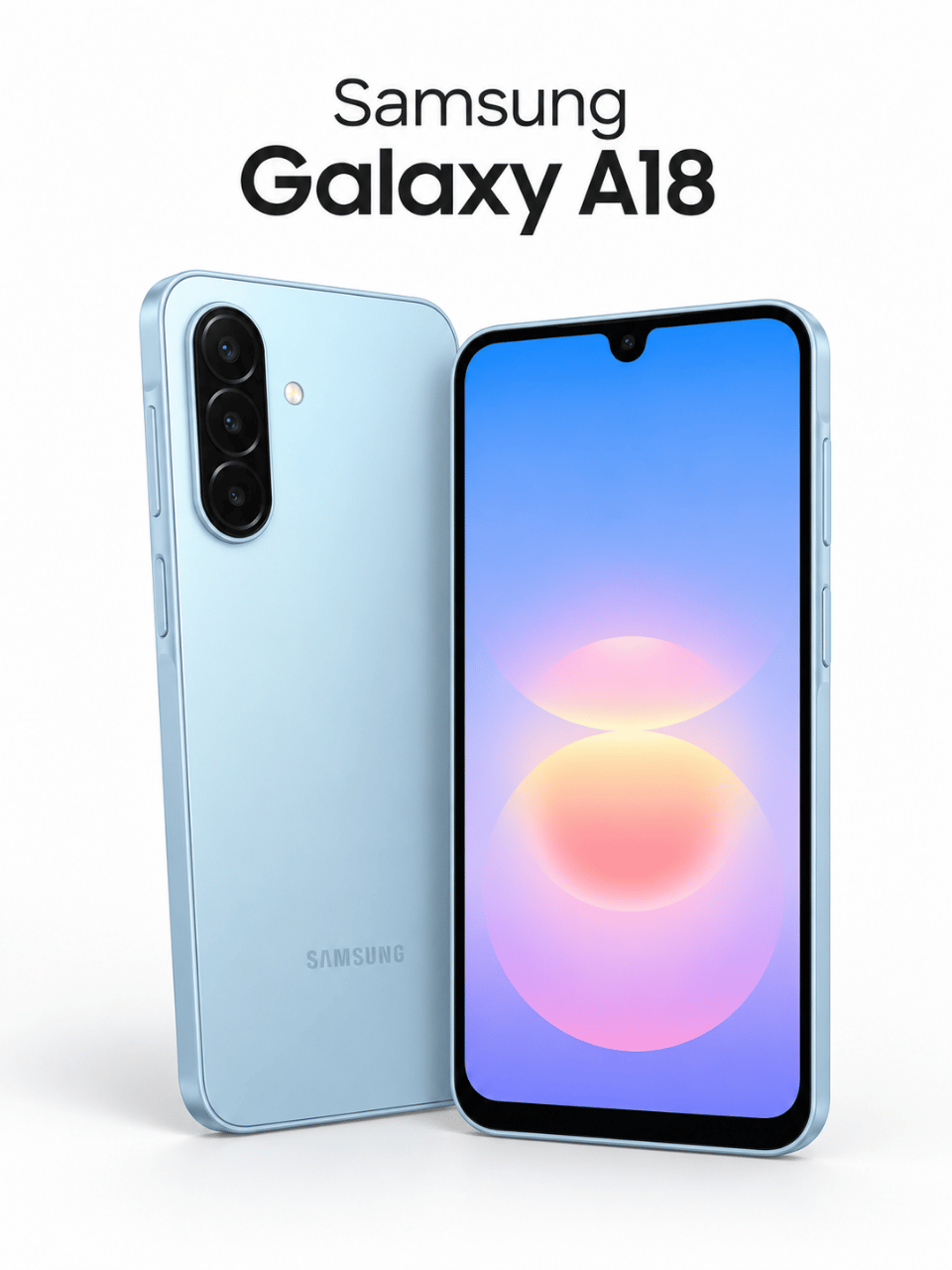 Смартфон Samsung Galaxy A18 4/128 ГБ, Light Blue